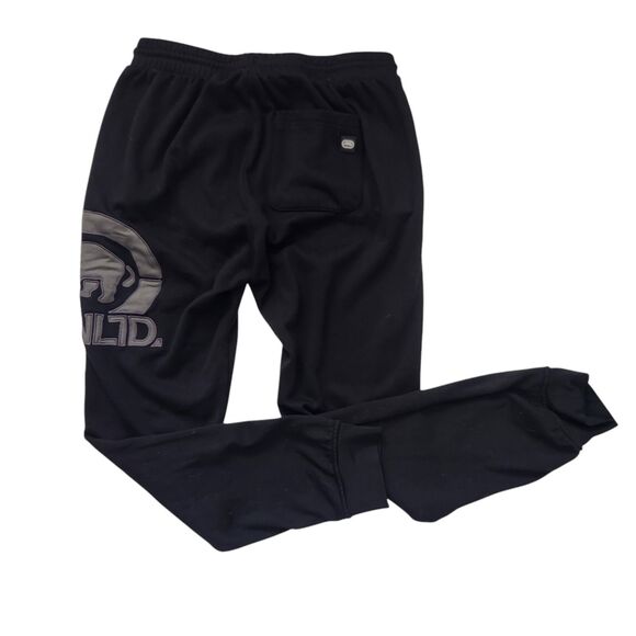 Ecko Unltd. Black Jogger Sweatpants M-Y2k, Hip-hop-Big Rhino Logo-Streetwear - Picture 3 of 12